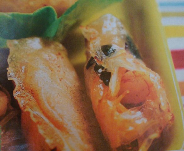 Foto de la receta de crepes de gambas Receta de crepes de gambas
