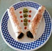 Foto de la receta de creps de espinacas a la crema Receta de creps de espinacas a la crema
