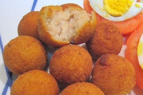 Foto de la receta de croquetas de atún en aceite Receta de croquetas de atún en aceite