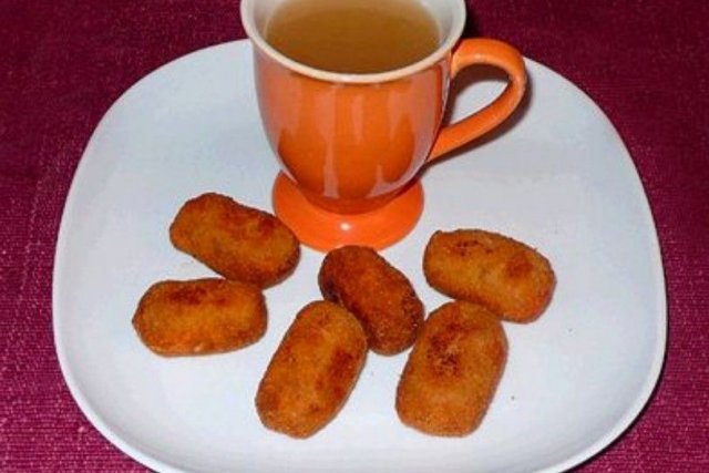 Foto de la receta de croquetas de cocido caseras Receta de croquetas de cocido caseras