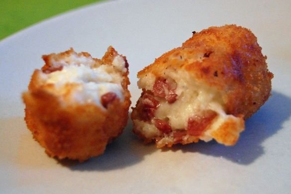 Foto de la receta de croquetas de jamón Receta de croquetas de jamón