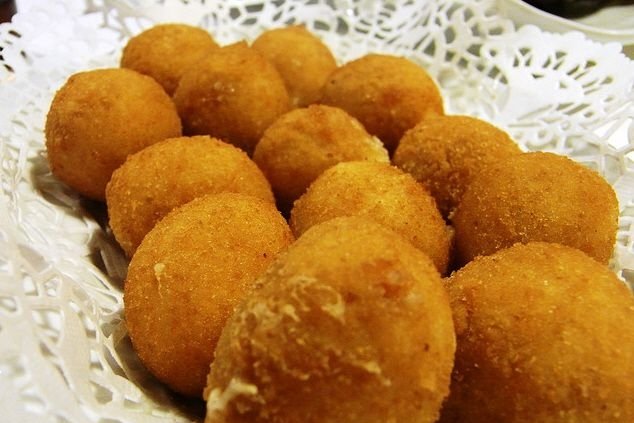 Foto de la receta de croquetas de mejillones Receta de croquetas de mejillones