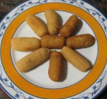 Foto de la receta de croquetas de patata, jamón y queso Receta de croquetas de patata, jamón y queso