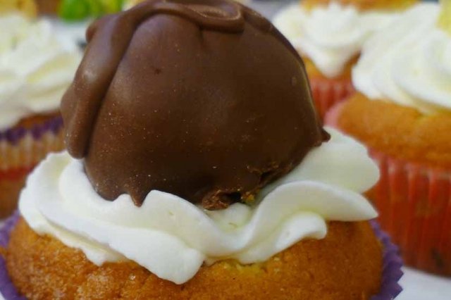 Foto de la receta de cupcakes de crema Receta de cupcakes de crema