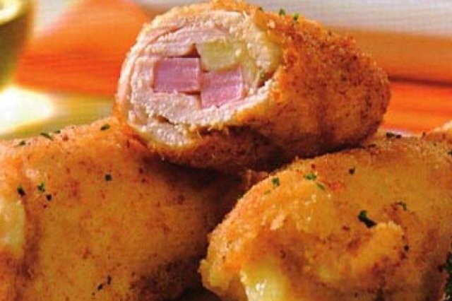 Foto de la receta de deditos de pollo rellenos Receta de deditos de pollo rellenos