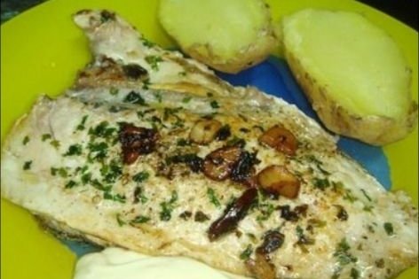 Foto de la receta de dorada a la espalda Receta de dorada a la espalda