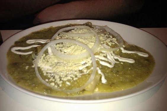 Foto de la receta de enchiladas suizas Receta de enchiladas suizas
