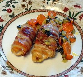 Foto de la receta de enrróllalo con tocino Receta de enrróllalo con tocino
