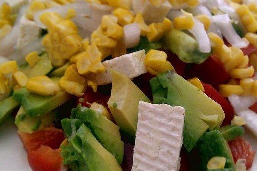 Foto de la receta de ensalada con aguacate Receta de ensalada con aguacate