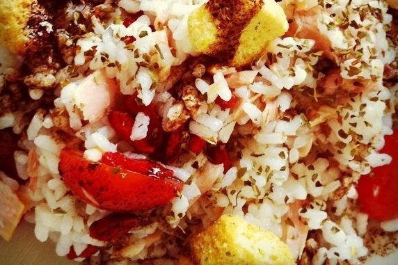 Foto de la receta de ensalada con arroz Receta de ensalada con arroz
