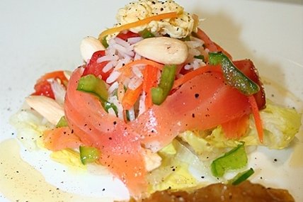 Foto de la receta de ensalada de arroz a la miel y mostaza Receta de ensalada de arroz a la miel y mostaza