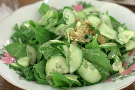 Foto de la receta de ensalada de espinaca Receta de ensalada de espinaca