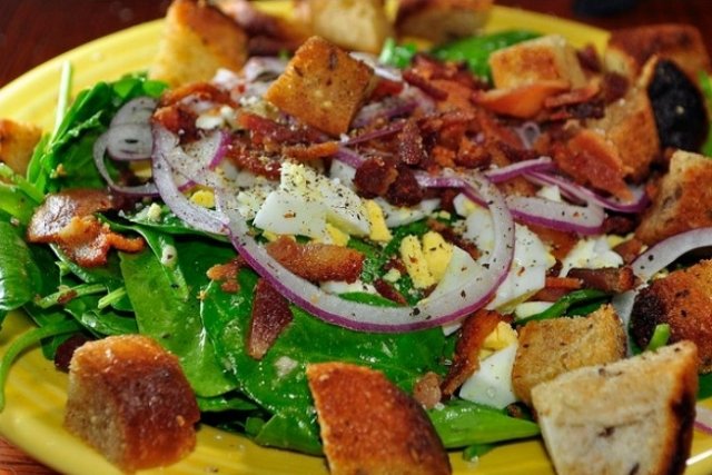 Foto de la receta de ensalada de espinacas Receta de ensalada de espinacas