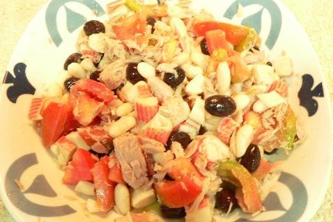 Foto de la receta de ensalada de judías blancas Receta de ensalada de judías blancas