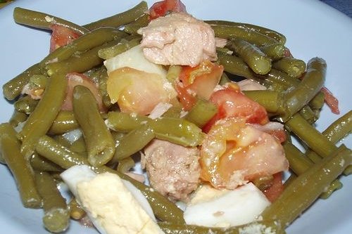 Foto de la receta de ensalada de judías verdes Receta de ensalada de judías verdes
