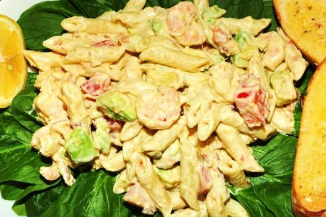 Foto de la receta de ensalada de macarrones con mayonesa Receta de ensalada de macarrones con mayonesa