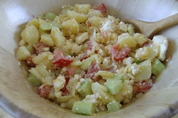 Foto de la receta de ensalada de patatas Receta de ensalada de patatas