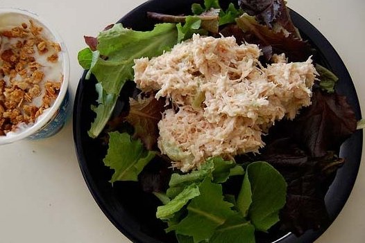 Foto de la receta de ensalada de pollo con yogurt Receta de ensalada de pollo con yogurt