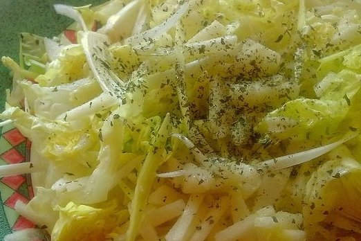Foto de la receta de ensalada de puerro Receta de ensalada de puerro
