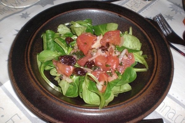 Foto de la receta de ensaladas navideñas Receta de ensaladas navideñas
