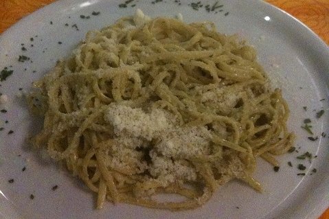 Foto de la receta de espagueti alfredo Receta de espagueti alfredo