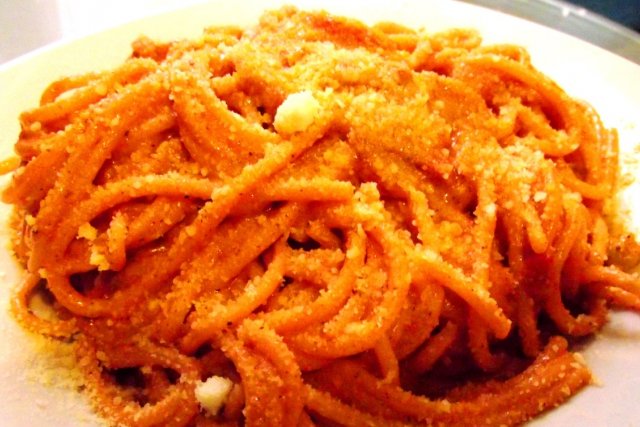 Foto de la receta de espaguetis a la criolla Receta de espaguetis a la criolla