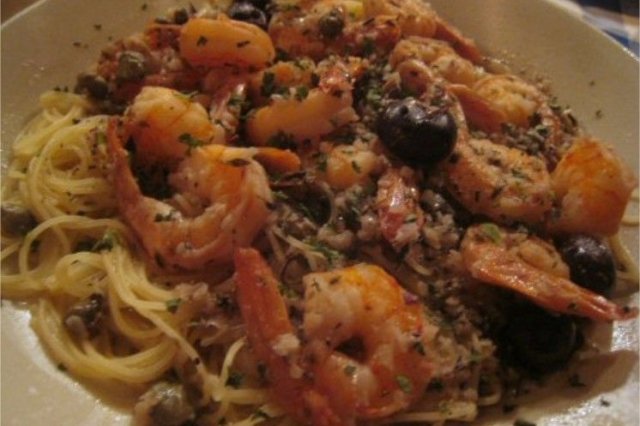 Foto de la receta de espaguetis con marisco Receta de espaguetis con marisco