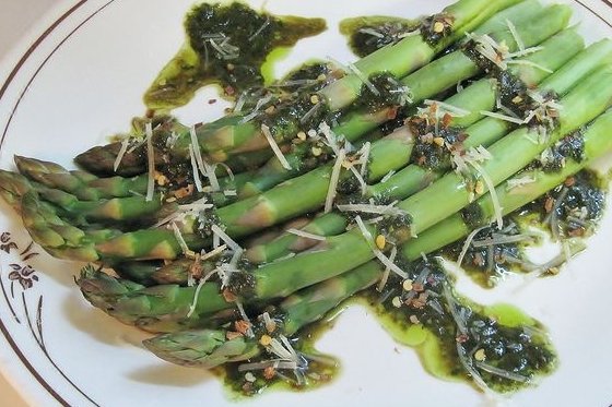 Foto de la receta de espárragos trigueros Receta de espárragos trigueros
