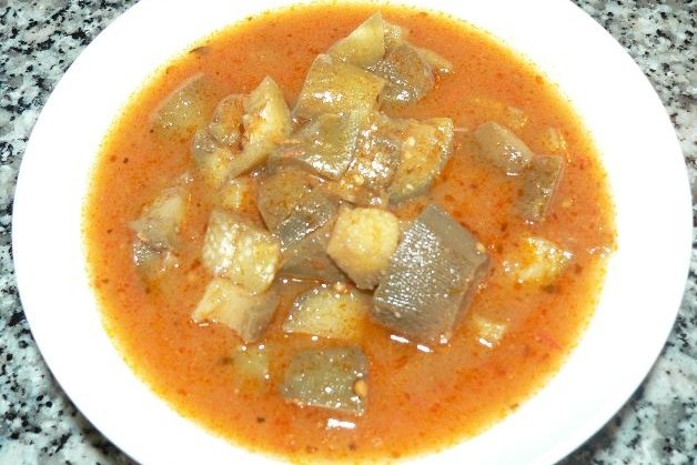 Foto de la receta de estofado de berenjenas Receta de estofado de berenjenas