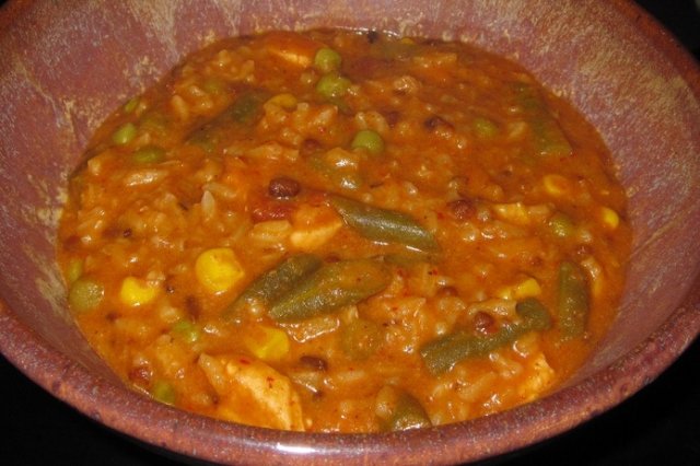 Foto de la receta de estofado de pollo Receta de estofado de pollo
