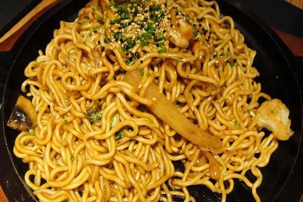Foto de la receta de fideos con carne Receta de fideos con carne