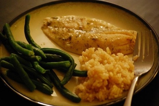 Foto de la receta de filete de pescado a la mantequilla Receta de filete de pescado a la mantequilla