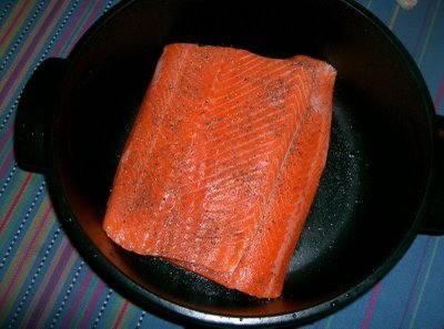 Foto de la receta de filete de salmón asado Receta de filete de salmón asado