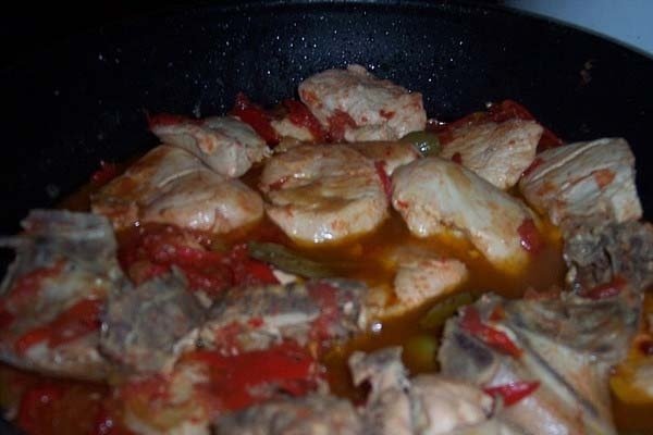 Foto de la receta de filetes de pavo al ajillo Receta de filetes de pavo al ajillo