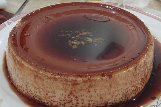 Foto de la receta de flan casero de queso Receta de flan casero de queso