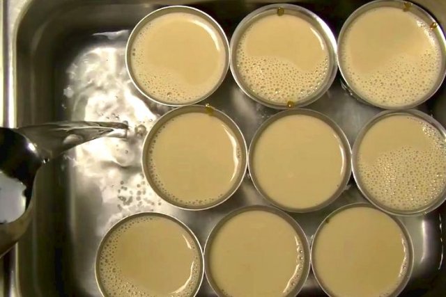 Foto de la receta de flan de café Receta de flan de café