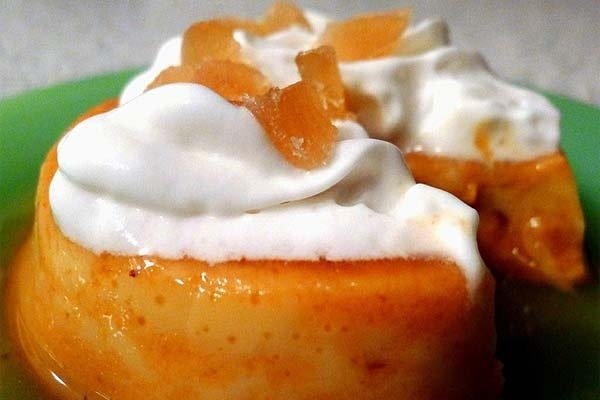 Foto de la receta de flan de calabaza Receta de flan de calabaza