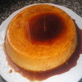 Foto de la receta de flan de cuajada Receta de flan de cuajada