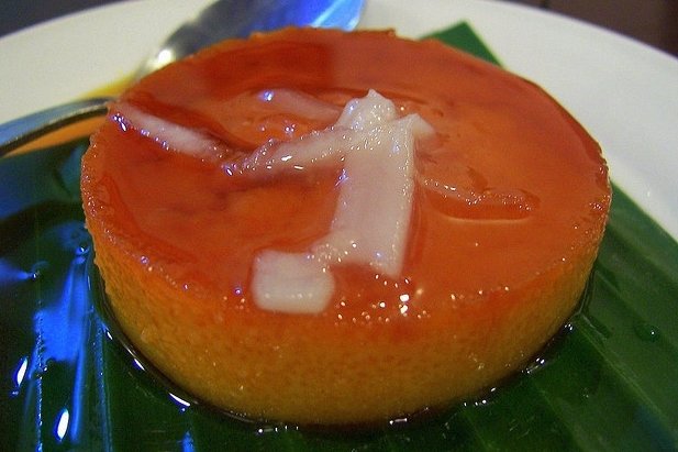 Foto de la receta de flan de galletas Receta de flan de galletas