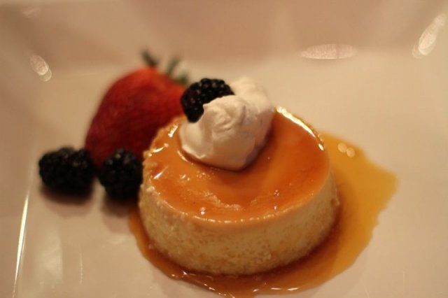 Foto de la receta de flan de huevo y naranja Receta de flan de huevo y naranja
