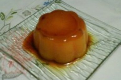 Foto de la receta de flan de mandarina Receta de flan de mandarina