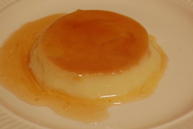Foto de la receta de flan naranja Receta de flan naranja