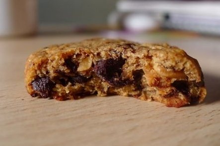 Foto de la receta de galletas de chocolate y almendras Receta de galletas de chocolate y almendras