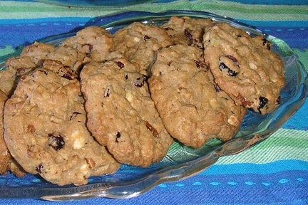 Foto de la receta de galletas de chocolate y arándanos Receta de galletas de chocolate y arándanos