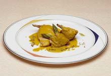 Foto de la receta de gallina en pepitoria Receta de gallina en pepitoria