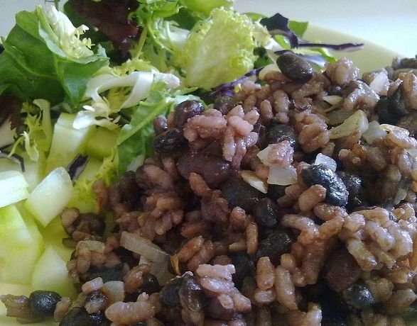 Foto de la receta de gallo pinto Receta de gallo pinto