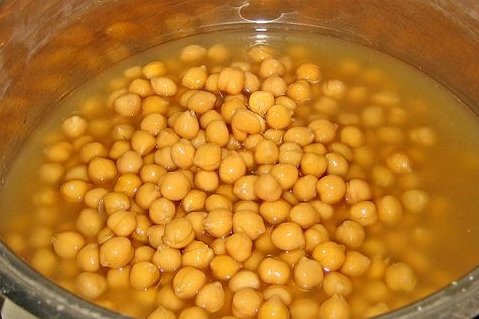 Foto de la receta de garbanzos guisados Receta de garbanzos guisados