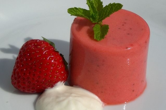 Foto de la receta de gelatina mousse Receta de gelatina mousse