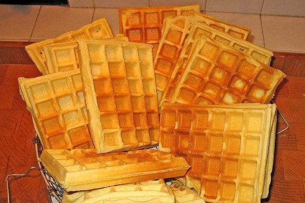 Foto de la receta de gofres belgas Receta de gofres belgas