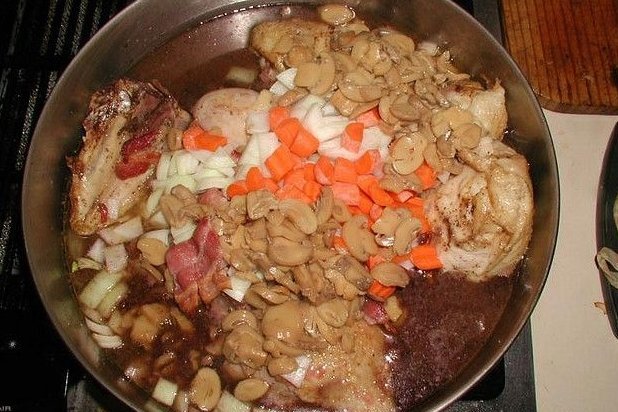 Foto de la receta de guiso de pollo Receta de guiso de pollo